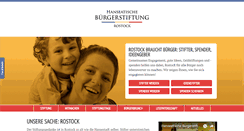 Desktop Screenshot of buergerstiftung-rostock.de